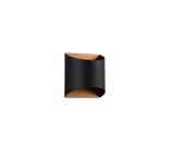 Aplique de pared Trio Samdel LED negro y dorado 3000K R26721080
