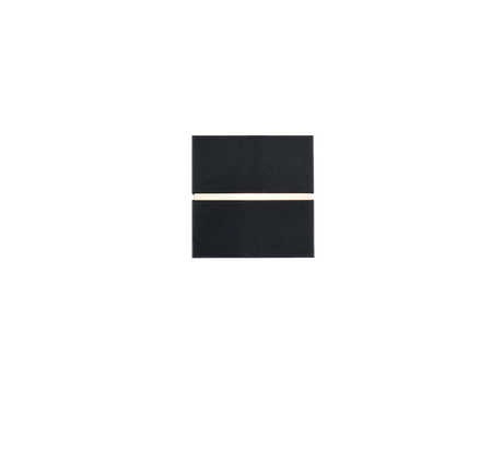 Aplique de exterior Trio Logrono LED negro mate 3000K IP44 R26751632