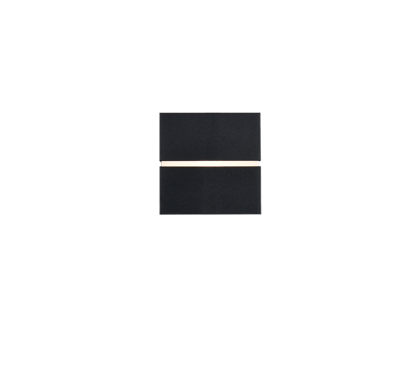Aplique de exterior Trio Logrono LED negro mate 3000K IP44 R26751632