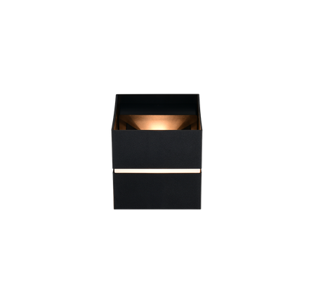Aplique de exterior Trio Logrono LED negro mate 3000K IP44 R26751632