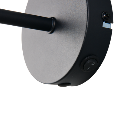 Aplique de pared Trio Calvi LED negro mate 2700K R26781732