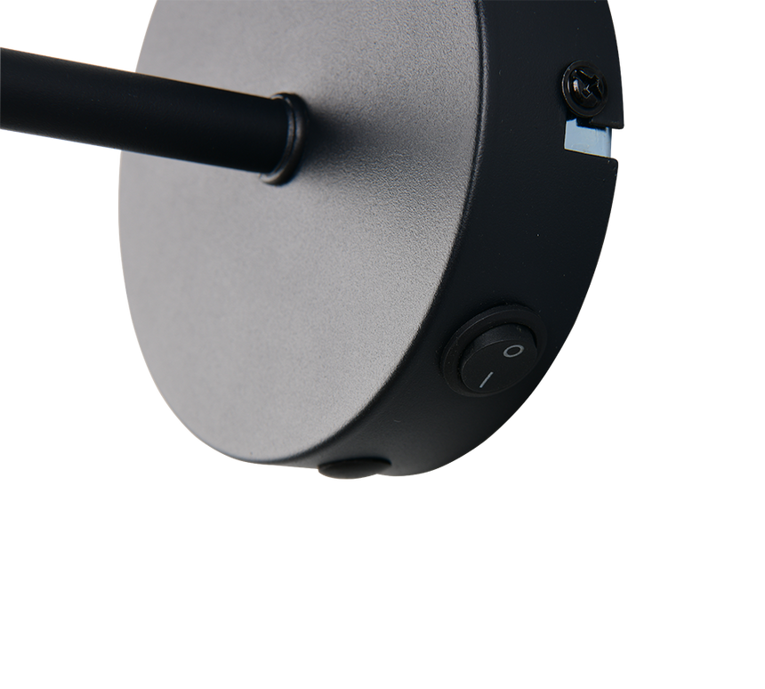 Aplique de pared Trio Calvi LED negro mate 2700K R26781732