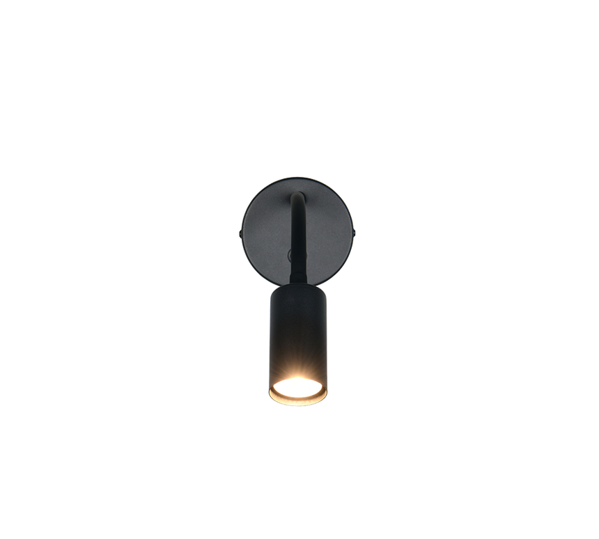 Aplique de pared Trio Taryn LED negro mate 2700K R26851732