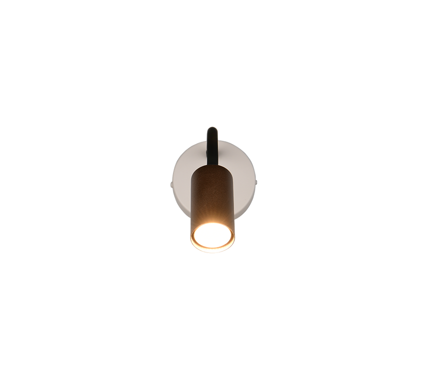 Aplique de pared Trio Taryn LED marrón café 2700K R26851765