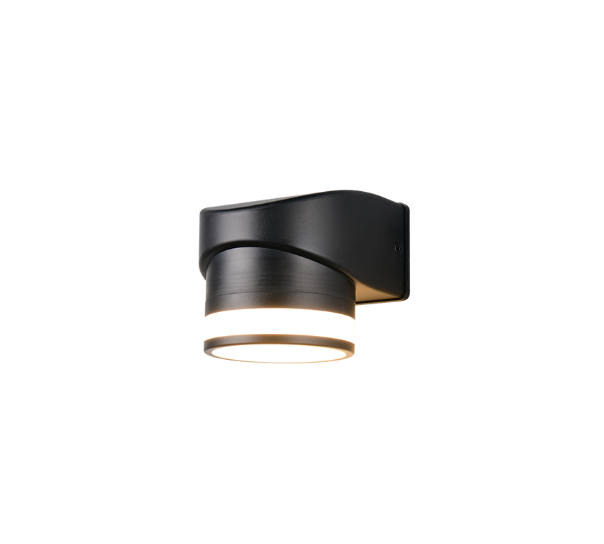 Aplique de exterior Trio Cusco LED negro mate 4000K IP44 R26961632