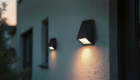Aplique de exterior Trio Braga LED negro mate 3000K IP44 R26971632