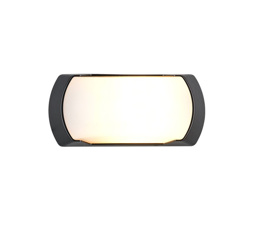 Aplique de exterior Trio Cumana LED negro 2700K IP65 R26991602