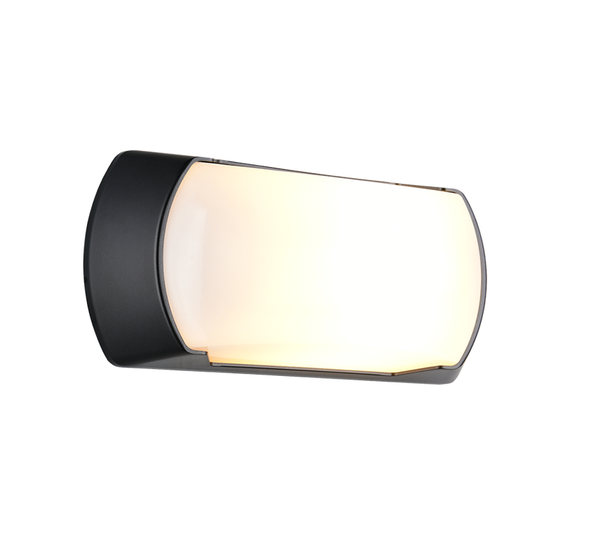 Aplique de exterior Trio Cumana LED negro 2700K IP65 R26991602