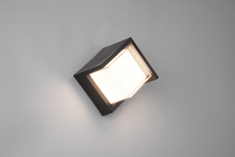 Aplique de exterior Trio Puno LED negro mate 3000K IP54 R27026132