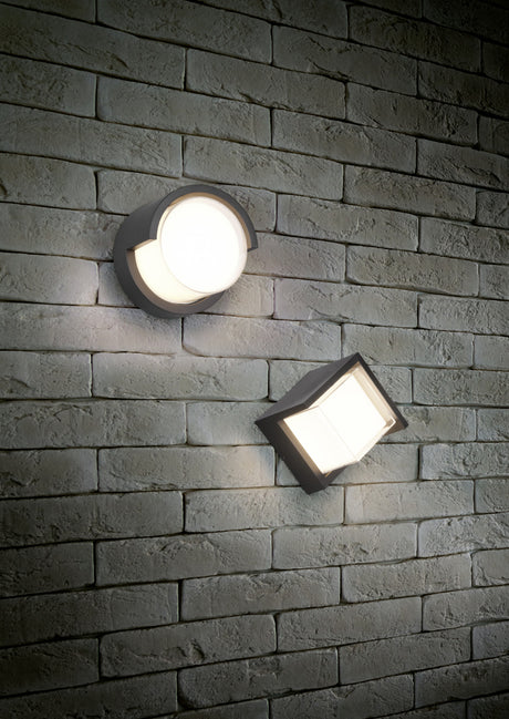 Aplique de exterior Trio Puno LED negro mate 3000K IP54 R27026132