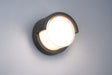Aplique de exterior Trio Puno LED negro mate 3000K IP54 R27036132