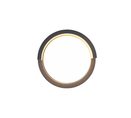 Aplique de exterior Trio Puno LED negro mate 3000K IP54 R27036132