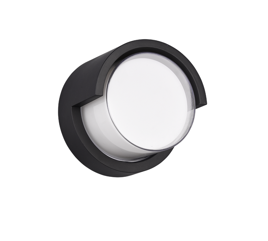 Aplique de exterior Trio Puno LED negro mate 3000K IP54 R27036132