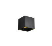 Aplique de exterior Trio Talent LED portátil 2 luces negro mate 3000K con sensor IP44 R27759132