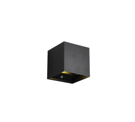Aplique de exterior Trio Talent LED portátil 2 luces negro mate 3000K con sensor IP44 R27759132 - vista 2