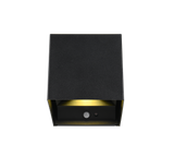 Aplique de exterior Trio Talent LED portátil 2 luces negro mate 3000K con sensor IP44 R27759132 - vista 5
