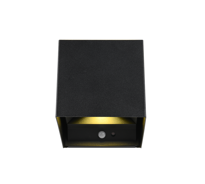 Aplique de exterior Trio Talent LED portátil 2 luces negro mate 3000K con sensor IP44 R27759132 - vista 5