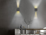 Aplique de exterior Trio Talent LED portátil 2 luces negro mate 3000K con sensor IP44 R27759132 - vista 6