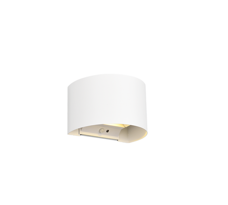 Aplique de exterior Trio Talent LED blanco mate 3000K regulable IP44 R27769131