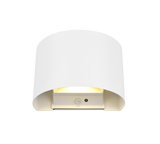 Aplique de exterior Trio Talent LED blanco mate 3000K regulable IP44 R27769131