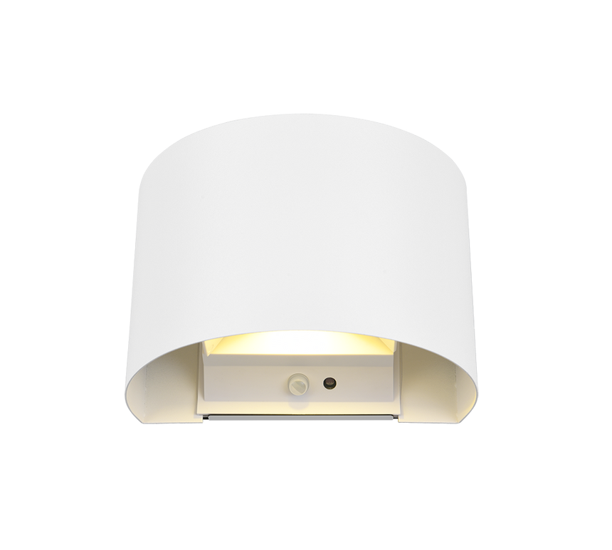 Aplique de exterior Trio Talent LED blanco mate 3000K regulable IP44 R27769131