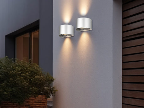 Aplique de exterior Trio Talent LED titan 3000K regulable IP44 R27769187
