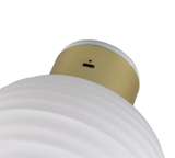 Aplique de pared Trio Earl LED latón mate táctil 3000K R27771101