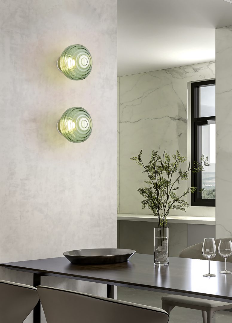Aplique de pared Trio Earl LED latón mate táctil 3000K R27771115