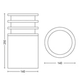 Philips Hue White Sobremesa Lucca antracita White 9W 2700K IP44 1740293P0 806lm - imagen 6