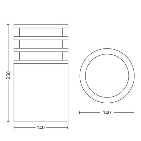 Philips Hue White Sobremesa Lucca antracita White 9W 2700K IP44 1740293P0 806lm - imagen 6