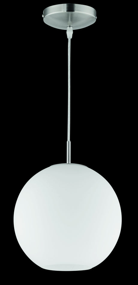 Lámpara de techo colgante Trio Moon LED níquel mate 2700K 150cm R30152507