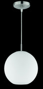 Lámpara de techo colgante Trio Moon LED níquel mate 2700K 150cm R30152507