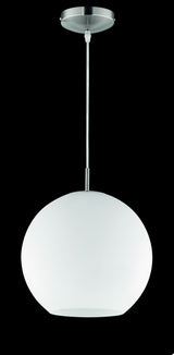 Lámpara de techo colgante Trio Moon LED níquel mate 2700K 150cm R30153007