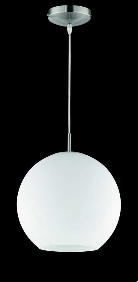 Lámpara de techo colgante Trio Moon LED níquel mate 2700K 150cm R30153007