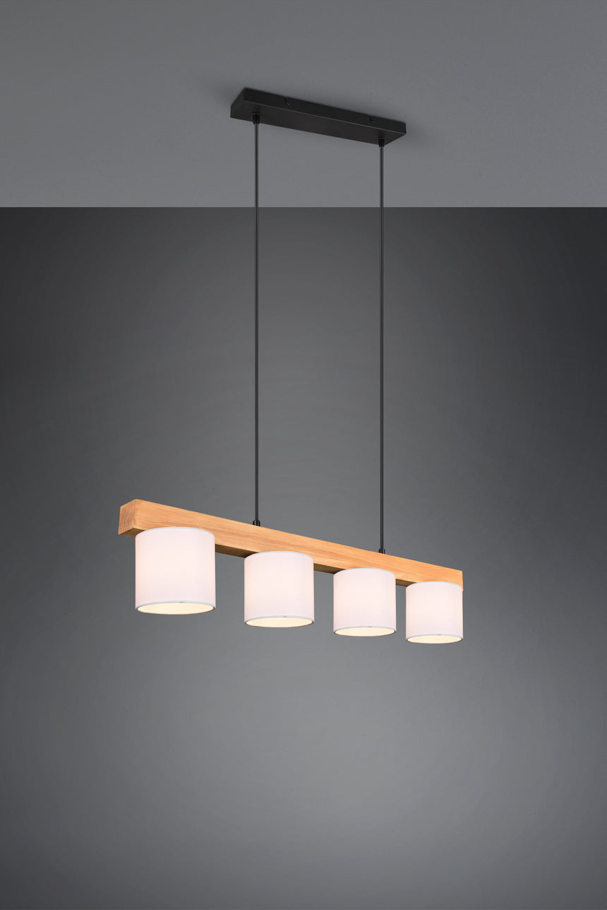 Trio Cameron Lámpara colgante blanca R30654001