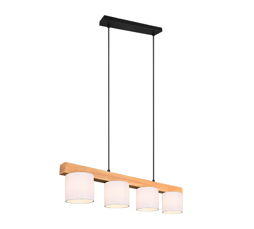 Trio Cameron Lámpara colgante blanca R30654001