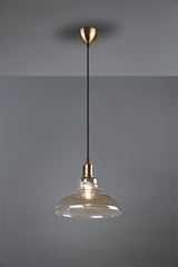 Lámpara de techo colgante Trio Aldo LED latón antiguo 2700K 150cm R30731004
