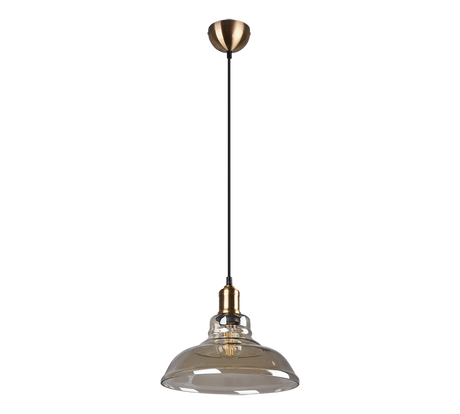 Lámpara de techo colgante Trio Aldo LED latón antiguo 2700K 150cm R30731004