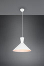 Lámpara de techo colgante Trio Enzo LED blanco mate 3000K 150cm R30781931
