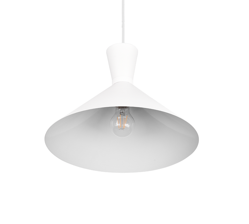 Lámpara de techo colgante Trio Enzo LED blanco mate 3000K 150cm R30781931