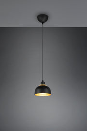 Lámpara de techo colgante Trio Punch negro mate 150cm R30811032