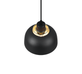 Lámpara de techo colgante Trio Punch LED negro mate 2700K 150cm R30811032