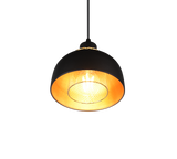 Lámpara de techo colgante Trio Punch LED negro mate 2700K 150cm R30811032