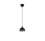 Lámpara de techo colgante Trio Punch LED negro mate 2700K 150cm R30811032