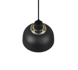 Lámpara de techo colgante Trio Punch LED negro mate 2700K 150cm R30811032