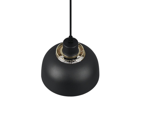 Lámpara de techo colgante Trio Punch LED negro mate 2700K 150cm R30811032