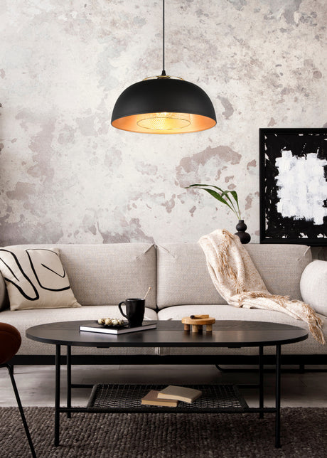 Lámpara de techo colgante Trio Punch negro mate 150cm R30811932 - vista 6