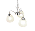 Lámpara de techo colgante Trio Dobby LED níquel mate 3000K 150cm R31053007