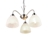 Lámpara de techo colgante Trio Dobby LED níquel mate 3000K 150cm R31053007