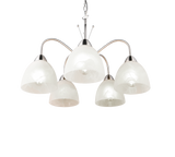 Lámpara de techo colgante Trio Dobby LED níquel mate 3000K 150cm R31055007